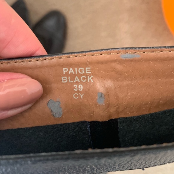 Black wedge knee high boots - Picture 6 of 6